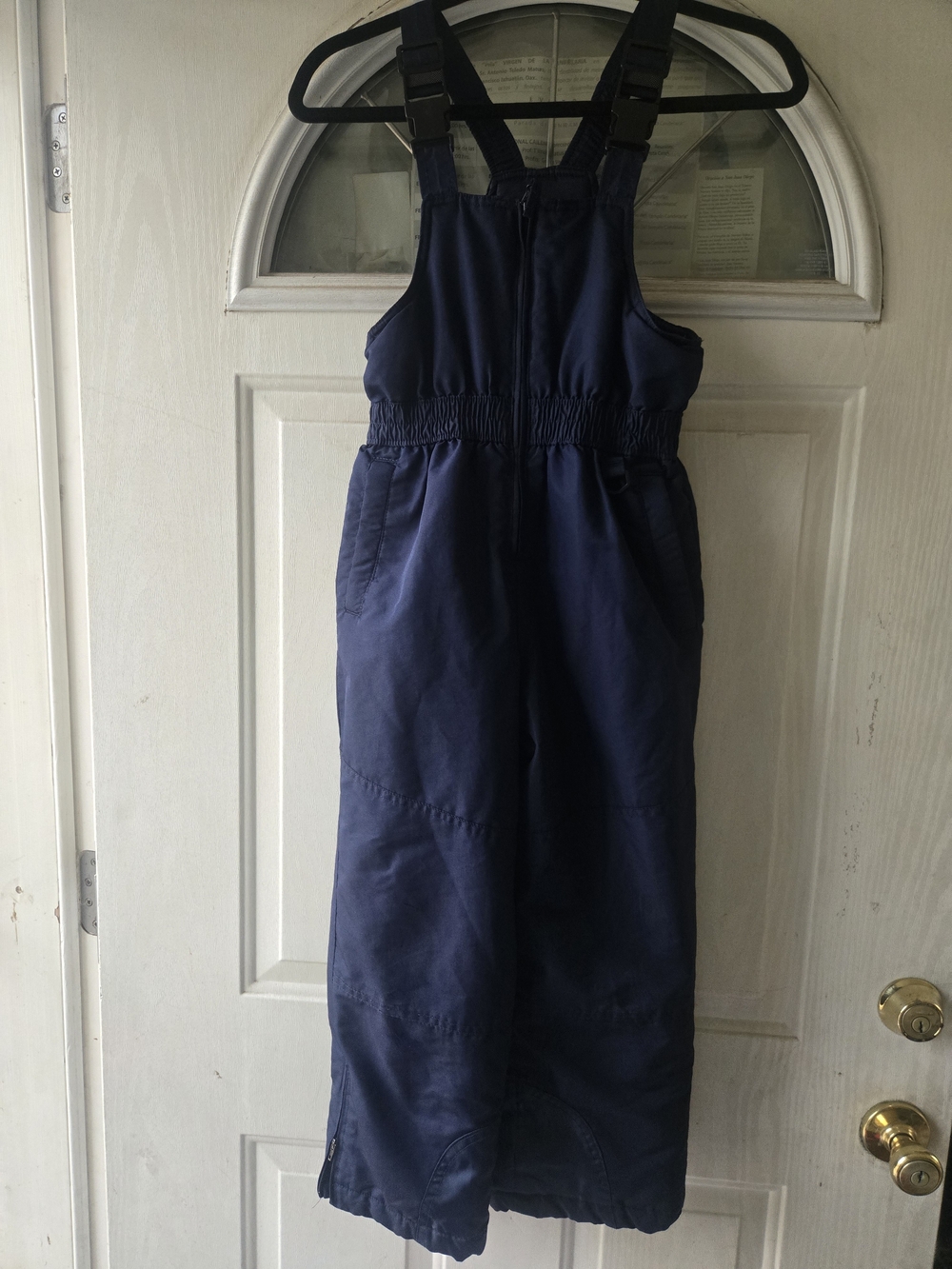 Faded Glory Navy Blue Kids Insulated Snow Bib